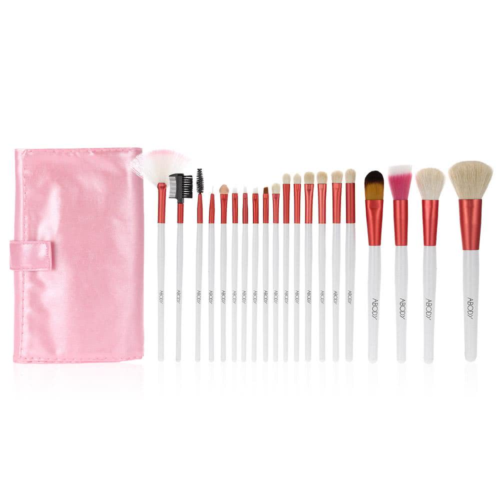 20Pcs Professional Essential Cosmetic Make Up Brushes Kit Chicuu