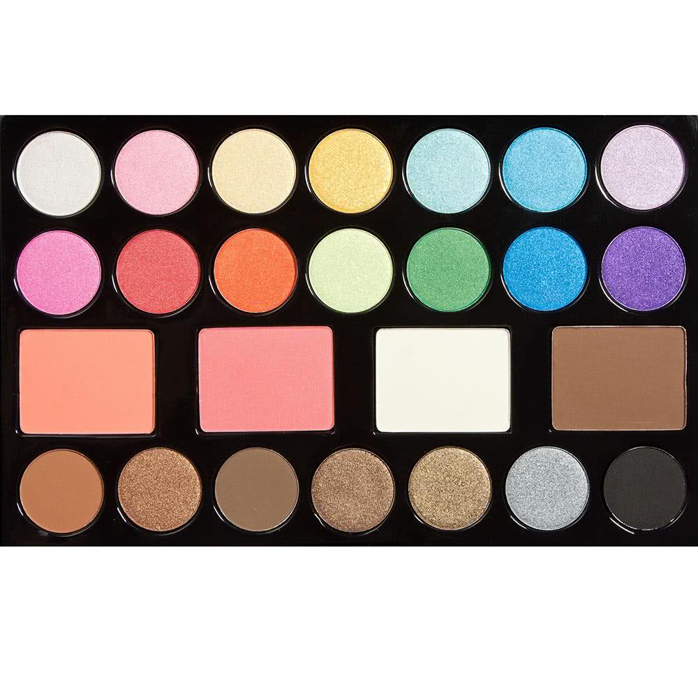 21 Color Eyeshadow 2 Color Blusher 2 Bronzer Makeup Palette Set Chicuu