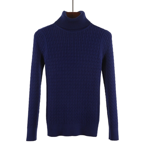 Fashion Women Solid Twist Knitted Sweater