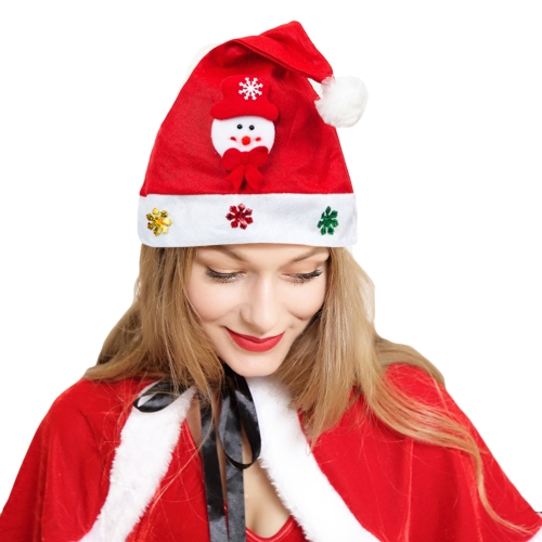 

Cheer Рождественский олень снеговик Cute Cap Hat