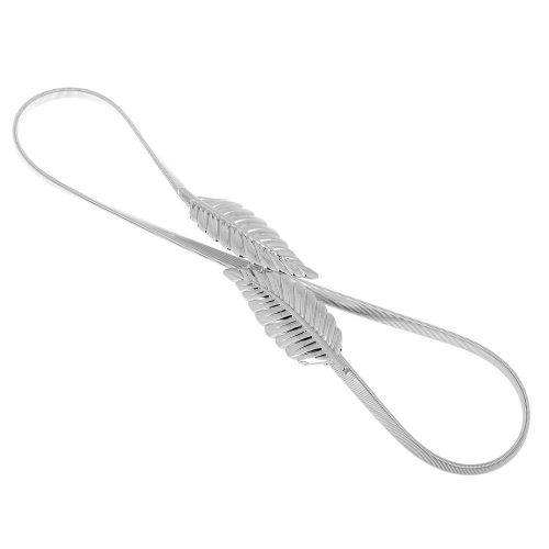 

Clasp Front Stretch Metal Waist Belt