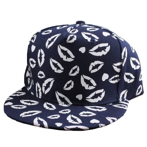 

Mouth Print Luminous Baseball Hat Hip Pop Hat Unisex