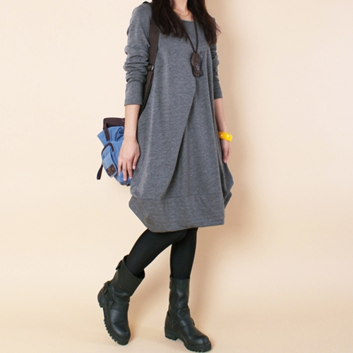 

Women Autumn Oversized Midi Dress