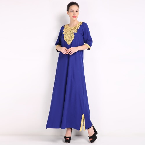 

Мода Sequined исламское арабское одеяние Maxi Women's Muslim Dress