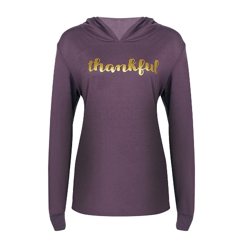

Hoodie Women Letter Print Sweatshirt