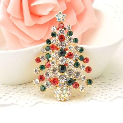 Новая мода Сияющий Rhinestone Кристалл Брошь Воротник Клип Pin Одежда аксессуар ювелирные изделия шарф Пряжка для партии подарка праздника Рождества