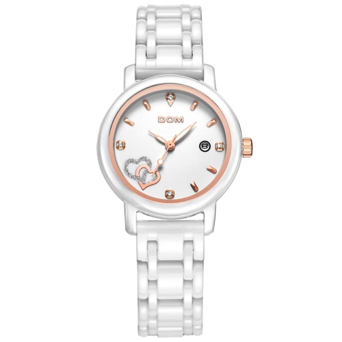 

DOM Brand Luxury Diamond Ceramic Women Watch