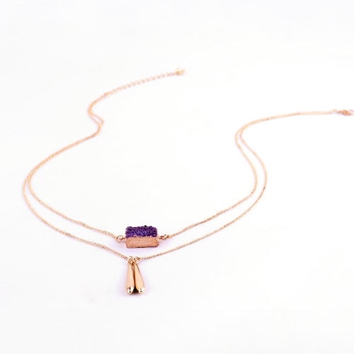 Новый Fahion Hot Многослойные Позолоченные ожерелье Заявление Choker Кулон украшения для женщин Подарочные девочек