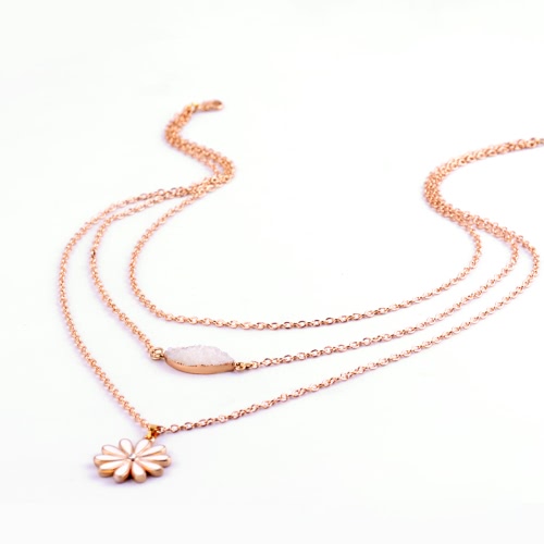 Новый Fahion Hot Многослойные Позолоченные ожерелье Заявление Choker Кулон украшения для женщин Подарочные девочек