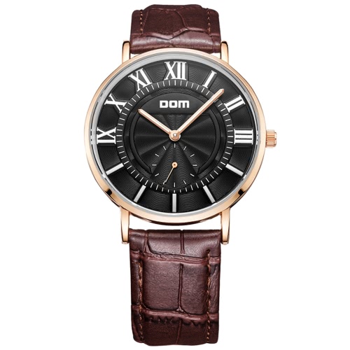 

DOM Brand Luxury Vintage Luminous Men Watch