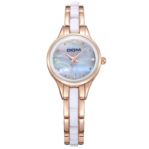 

DOM Brand Luxury Diamond Steel Women Watch