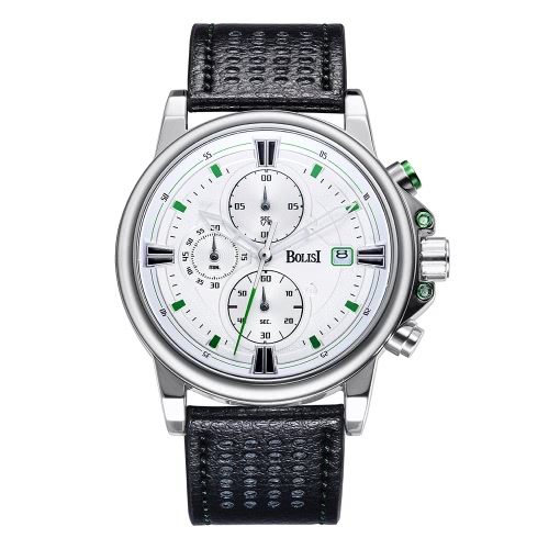 

Bolisi Fashion Casual Quartz Watch 3ATM Water-resistant Men Watches