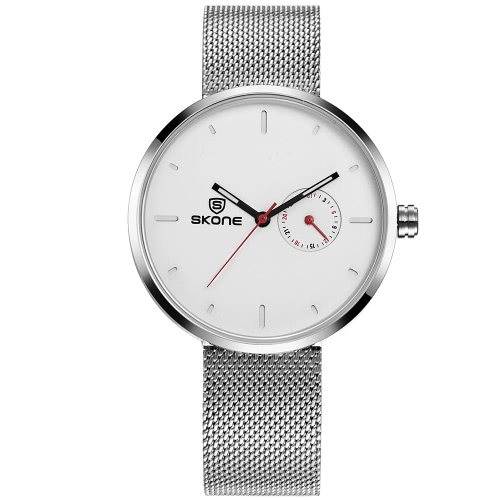 

SKONE Fashion Casual 3ATM Stainless Steel Women Quartz Watch