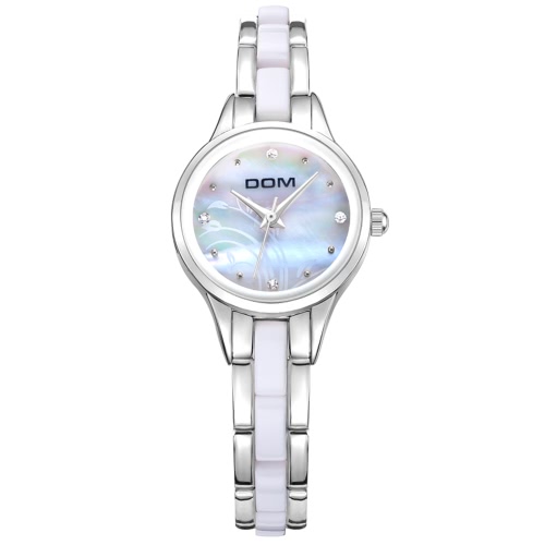 

DOM Brand Luxury Diamond Steel Women Watch