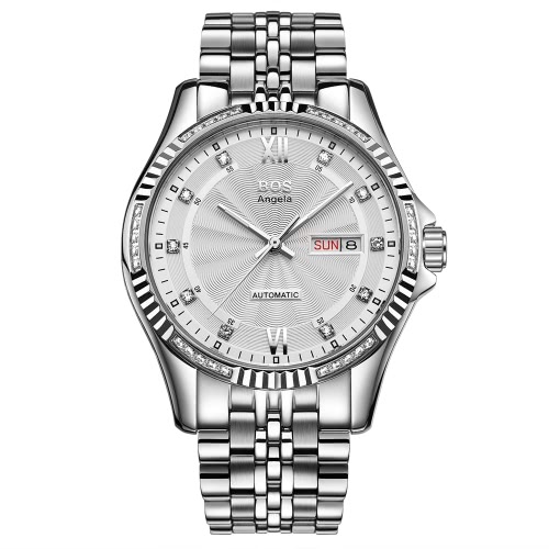 

Angela Bos High-end из нержавеющей стали Man Автоматические механические наручные часы