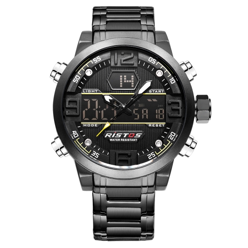 

RISTOS Dual Display Quartz Digital Men Watch
