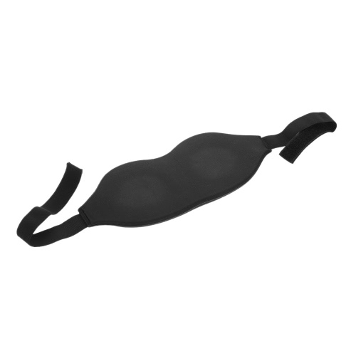 

1шт 3D Sleep Mask Soft Blindfold памяти глаза крышки для путешествий помощи отдыха Relax Черный Сон Блиндер унисекса Eye Sleep