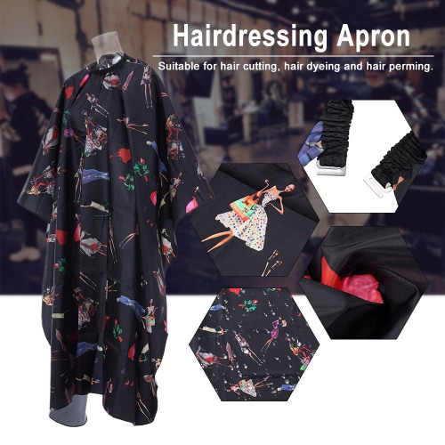 

Hairdressing Gown Waterproof Salon Cape Haircutting Apron Hair Cutting Dyeing Styling Cloth for Barber Use