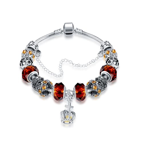

Color Crystal Beads Europe Combined Bracelet